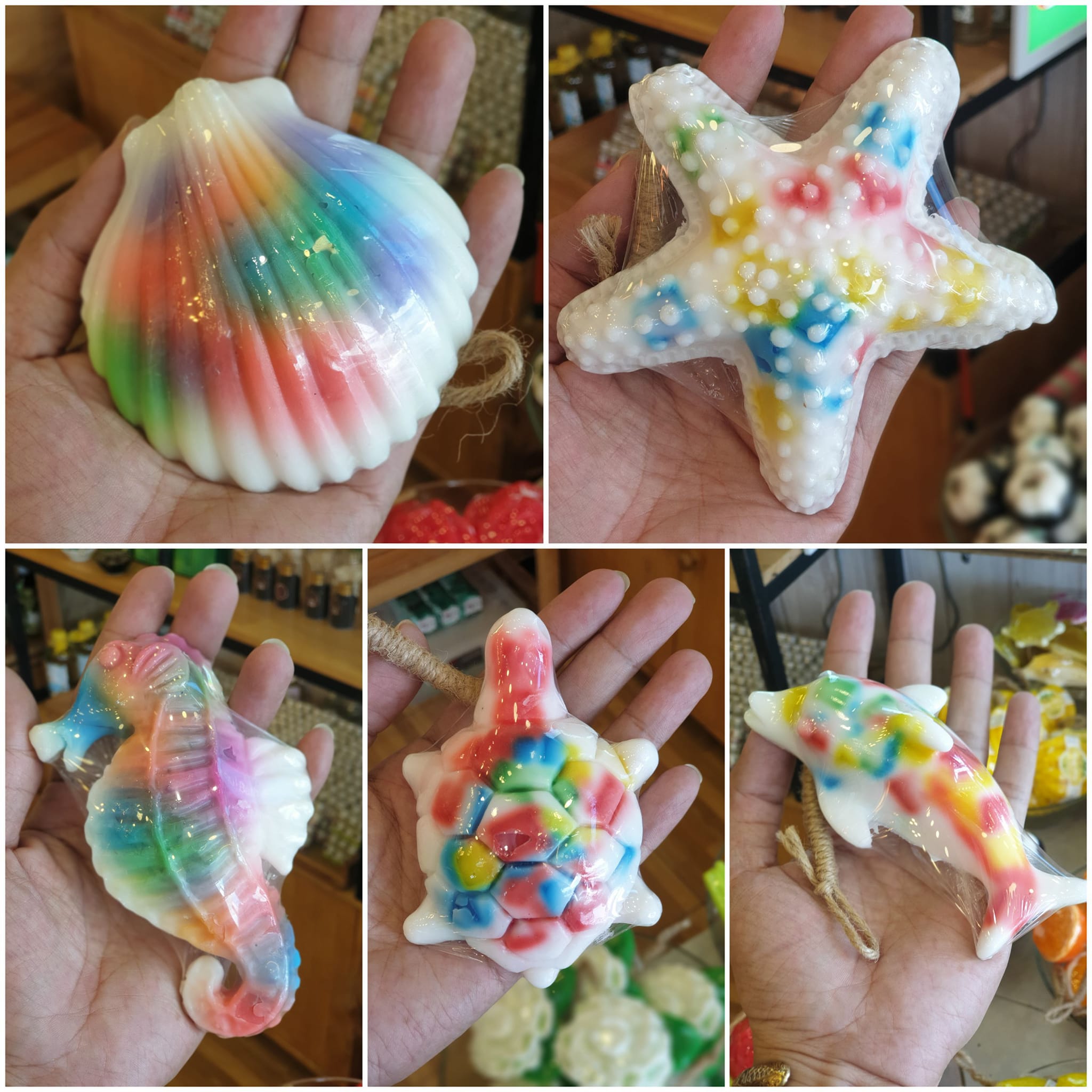 Мыло ручной работы с изображением водных животных / Aquatic Animal Handmade Soap