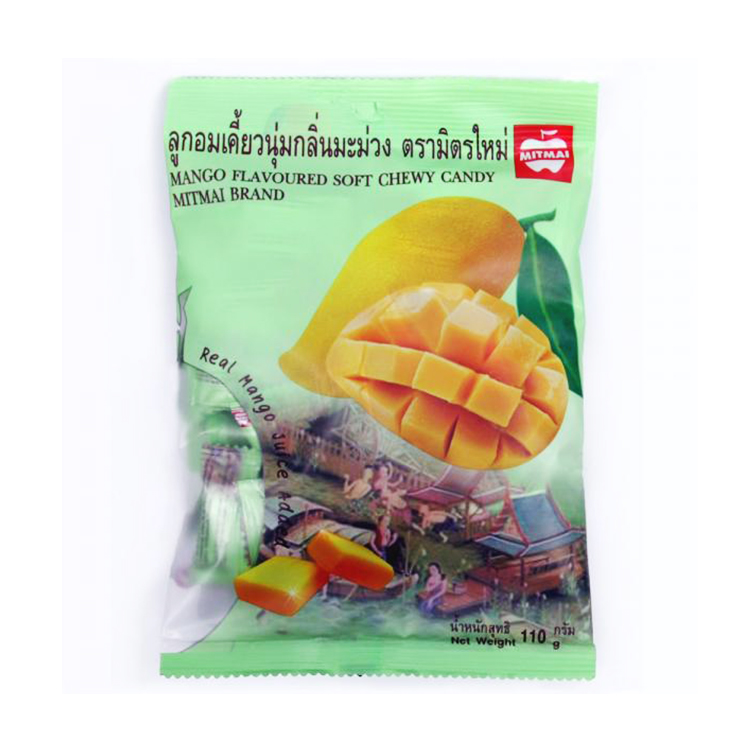 Мягкие жевательные конфеты «Mitmai» со вкусом манго, 110 г / Mitmai Mango Flavoured Soft Chewy Candy 110g