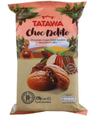 Печенье Tatawa с шоколадной начинкой, 120 г. / Tatawa Chocoiate Flavour Filling Cookies 120g.